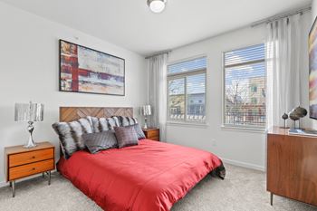 Bedroom with a nightstand
